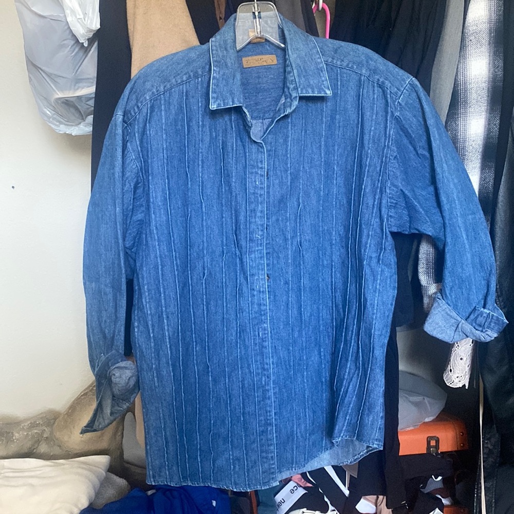 Jean top.